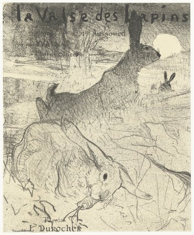 La Valse des lapins da Henri de Toulouse Lautrec