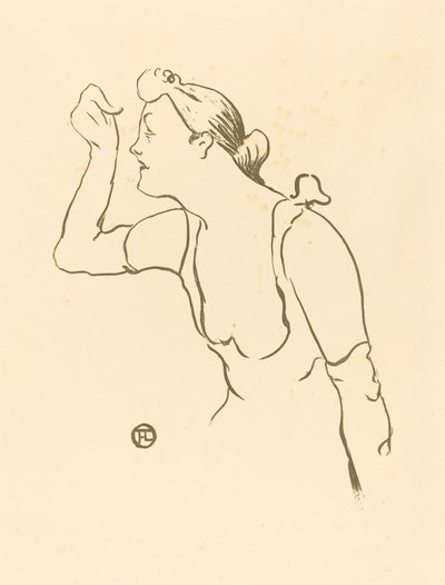 Paula Brébion da Henri de Toulouse Lautrec