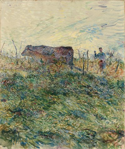 Aratura nel vigneto, 1883 da Henri de Toulouse Lautrec