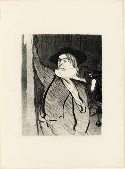 Ritratto di Aristide Bruant, da Le Café-Concert da Henri de Toulouse Lautrec