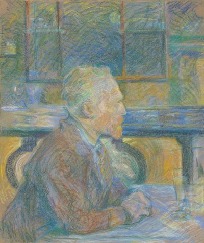 Ritratto di Vincent van Gogh, 1887 da Henri de Toulouse Lautrec