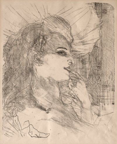Ritratti di attori e attrici: Tredici litografie: Anna Held da Henri de Toulouse Lautrec