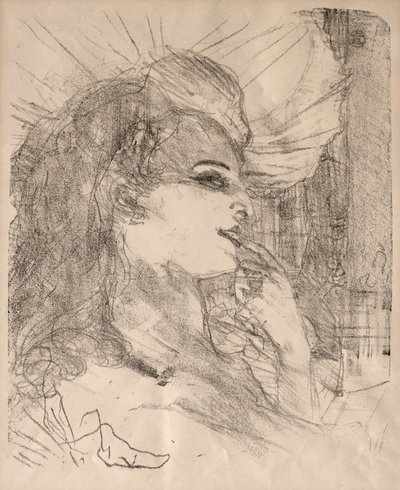 Ritratti di attori e attrici: Tredici litografie: Anna Held, 1898 da Henri de Toulouse Lautrec