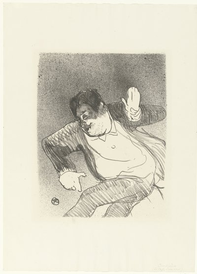 Ritratto del comico Caudieux che balla al Petit Casino da Henri de Toulouse Lautrec