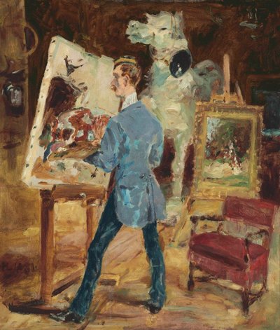 Princeteau nel suo studio; Princeteau dans son Atelier, 1881 da Henri de Toulouse Lautrec