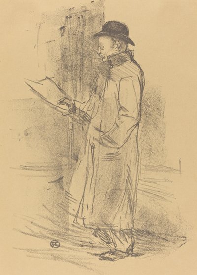 Programma per Benefice Gemier Programme du Bénéfice Gémier da Henri de Toulouse Lautrec