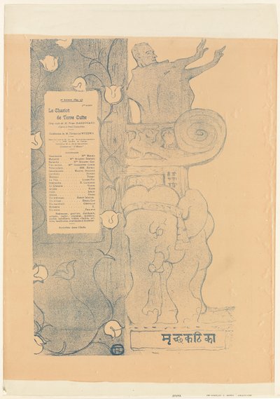 Programma per "Il Piccolo Carro di Argilla" da Henri de Toulouse Lautrec