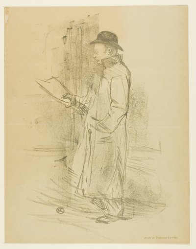 Programma per il Beneficio di Gémier da Henri de Toulouse Lautrec