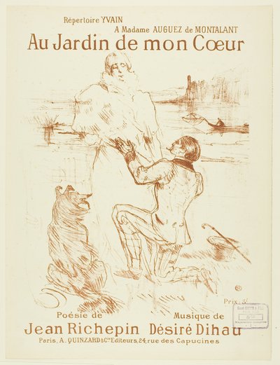 Proposta (prima tavola) da Henri de Toulouse Lautrec