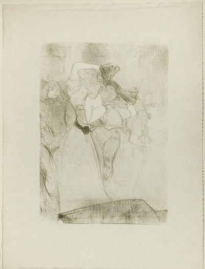 Vista posteriore di Lender che balla il Bolero in Chilpéric da Henri de Toulouse Lautrec