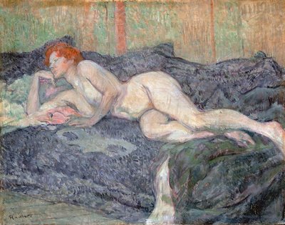 Nudo reclinato da Henri de Toulouse Lautrec