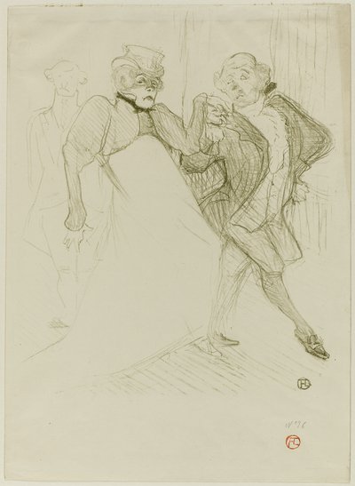 Réjane e Galipaux, in Madame Sans-Gêne da Henri de Toulouse Lautrec