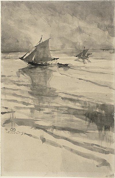 Barche a vela da Henri de Toulouse Lautrec