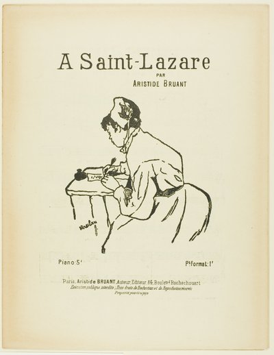 A Saint-Lazare da Henri de Toulouse Lautrec