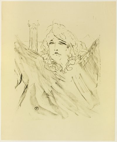 Sarah Bernhardt, da Treize Lithographies da Henri de Toulouse Lautrec