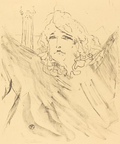 Sarah Bernhardt in Cleopatra da Henri de Toulouse Lautrec