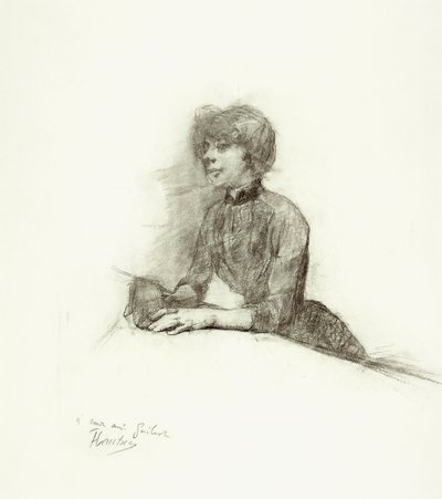 Donna seduta, c.1887 da Henri de Toulouse Lautrec