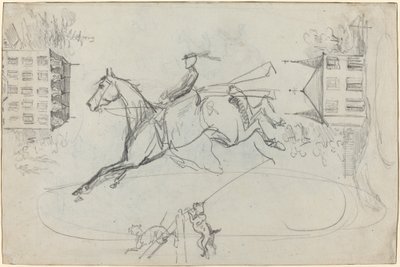Foglio di schizzi da Henri de Toulouse Lautrec