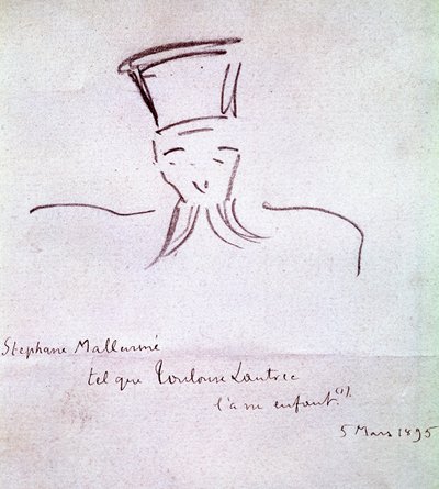 Stephane Mallarme da Henri de Toulouse Lautrec