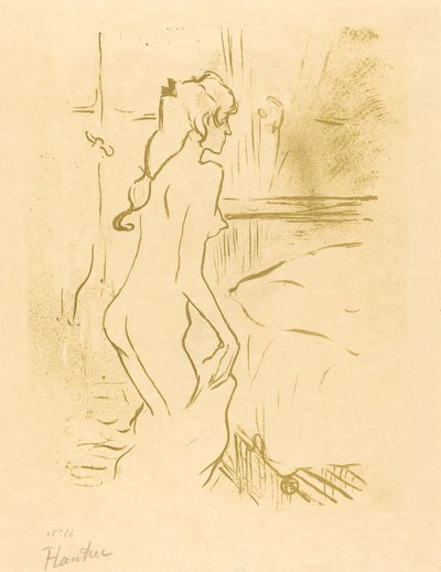 Studio di una donna (Etude de femme) da Henri de Toulouse Lautrec