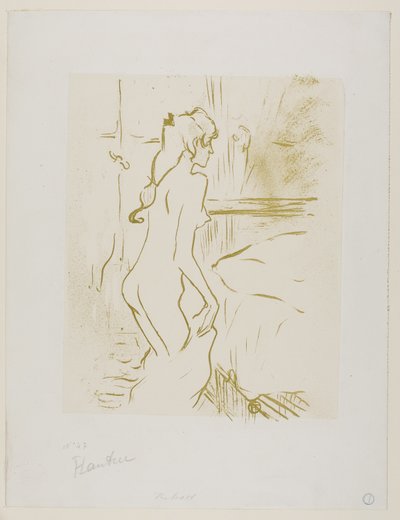 Studio di una donna da Henri de Toulouse Lautrec