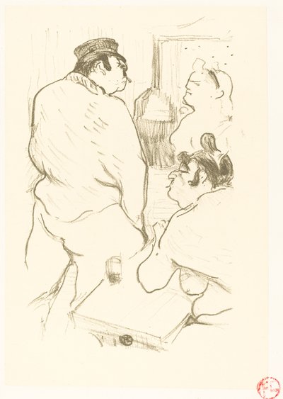Il terrore di Grenelle da Henri de Toulouse Lautrec