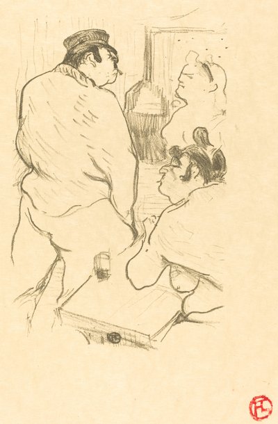 Il terrore di Grenelle da Henri de Toulouse Lautrec