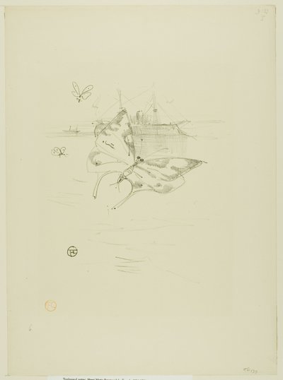 Le Farfalle, da Mélodies de Désiré Dihau da Henri de Toulouse Lautrec