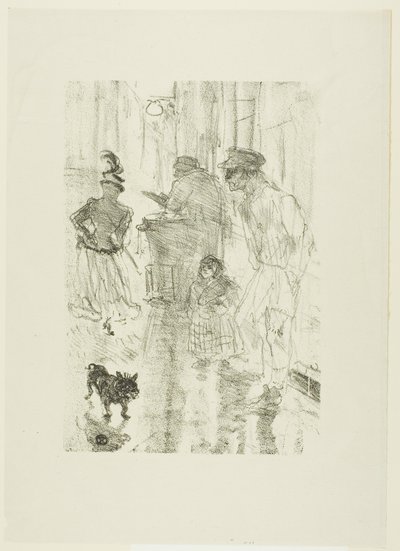 Il venditore di castagne da Henri de Toulouse Lautrec