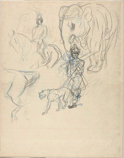 Il corteo del Rajah da Henri de Toulouse Lautrec