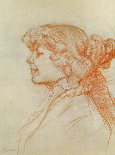 La ragazza inglese alla Stella di Le Havre, 1899 da Henri de Toulouse Lautrec