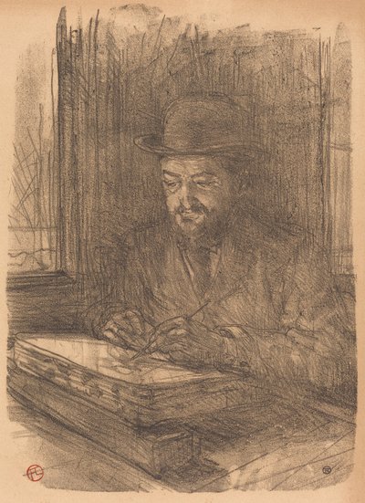 Il buon incisore Adolphe Albert da Henri de Toulouse Lautrec