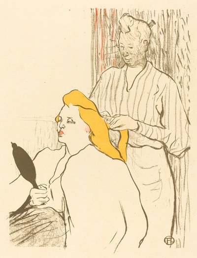 Il parrucchiere - Programma per il Théâtre Libre, 1893 da Henri de Toulouse Lautrec