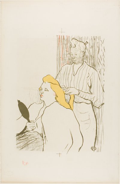 Il parrucchiere, Programma per il Théâtre Libre da Henri de Toulouse Lautrec
