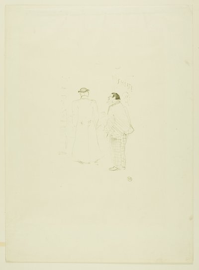 Il capo venditore di Jourdan e Brown da Henri de Toulouse Lautrec