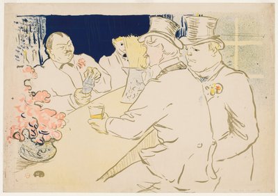 Il Bar Irlandese e Americano, Rue Royale da Henri de Toulouse Lautrec