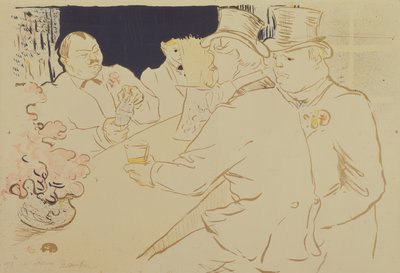 Il bar irlandese e americano, rue Royale, per The Chap Book da Henri de Toulouse Lautrec