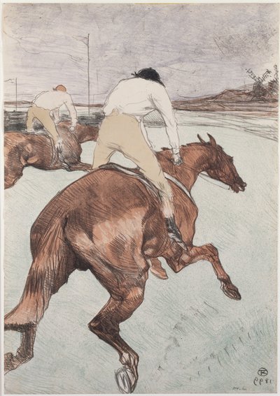 Il fantino da Henri de Toulouse Lautrec