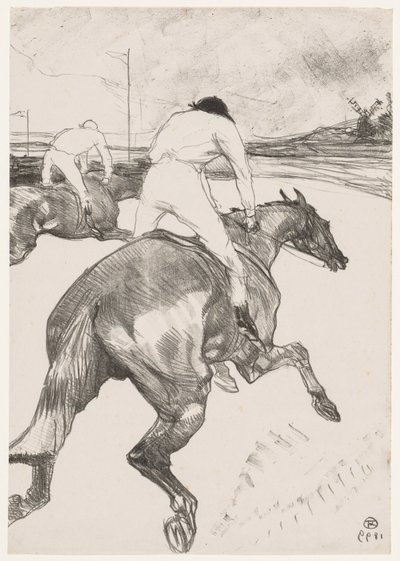 Il fantino da Henri de Toulouse Lautrec