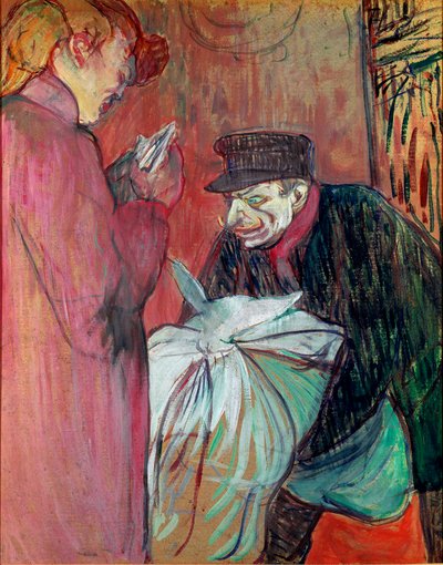 La lavanderia della casa da Henri de Toulouse Lautrec