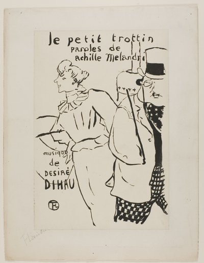La piccola ragazza delle commissioni da Henri de Toulouse Lautrec