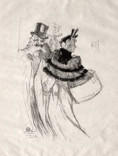 Il vecchio gentiluomo da Henri de Toulouse Lautrec