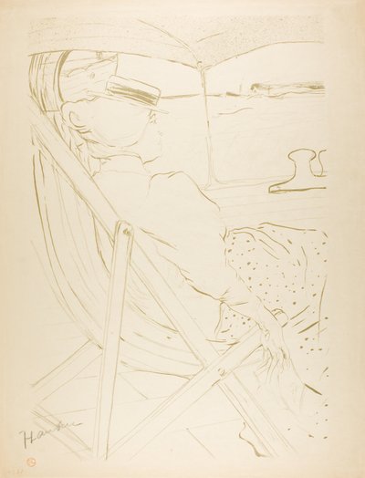 Il passeggero nella cabina 54—Una crociera da Henri de Toulouse Lautrec