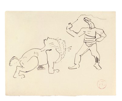Il domatore, c.1888 da Henri de Toulouse Lautrec