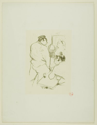 Il terrore di Grenelle da Henri de Toulouse Lautrec