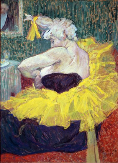 Il clown Cha U Kao, artista al Moulin Rouge da Henri de Toulouse Lautrec