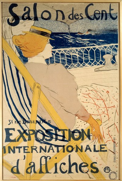 Il passeggero della corsa in yacht 54. Poster per il Salon des Cents, 31 rue Bonaparte a Parigi (esposizione internazionale di poster) da Henri de Toulouse Lautrec