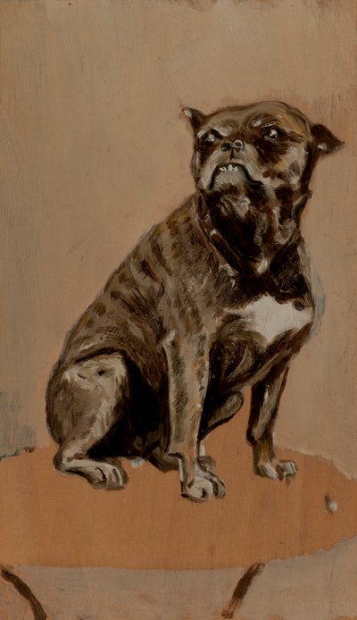 Touc, seduto su un tavolo da Henri de Toulouse Lautrec