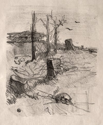 Un Cimitero in Galizia, 1898 da Henri de Toulouse Lautrec