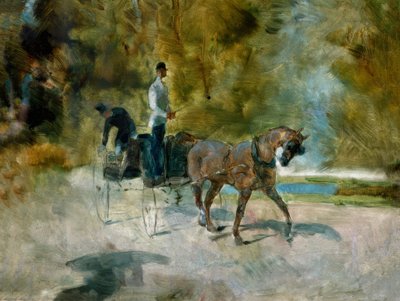 Un dogcart da Henri de Toulouse Lautrec